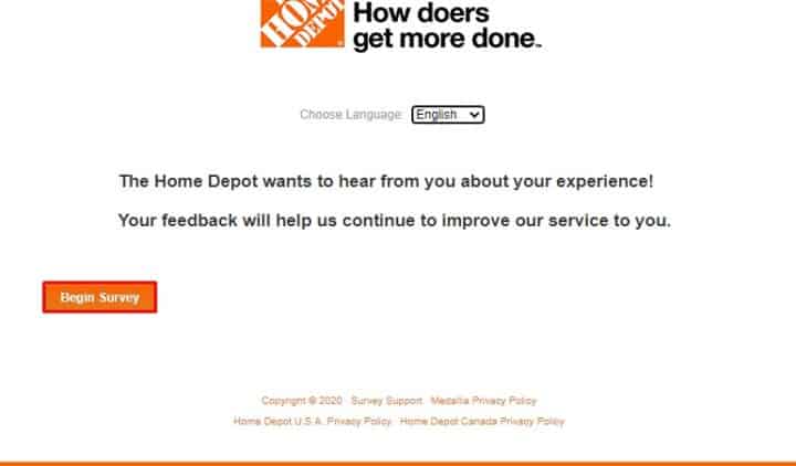 HomeDepot Com Customer satisfaction Survey