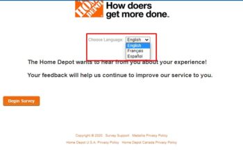 Home Depot Survey – www.homedepot.com/survey