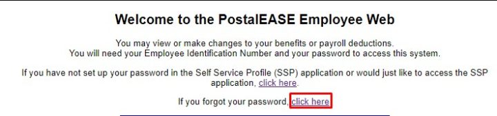 How to Reset Liteblue PostalEASE password
