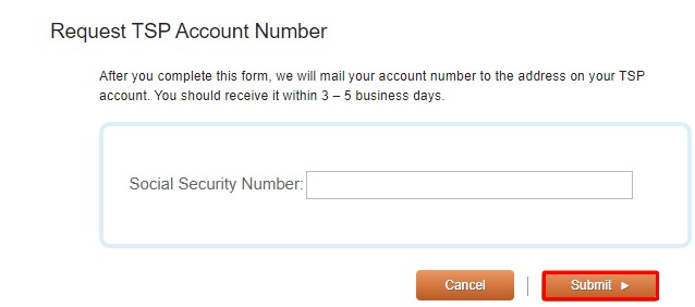 Request TSP account number