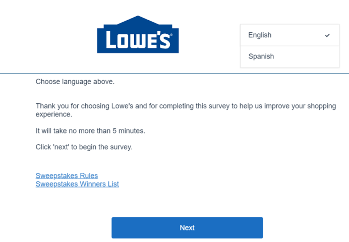 Www.Lowes.Com/Survey $500
