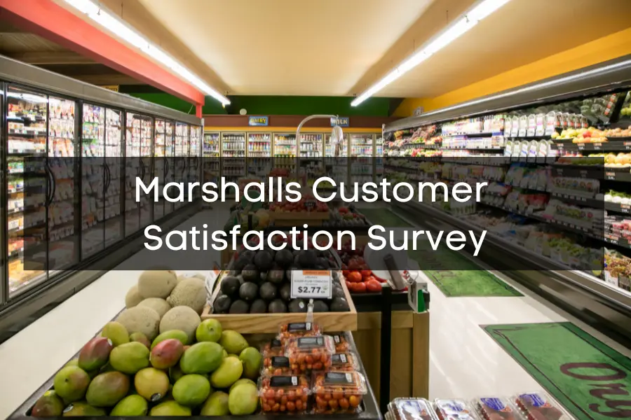 Start Marshalls Survey Now at MarshallsFeedback.Com