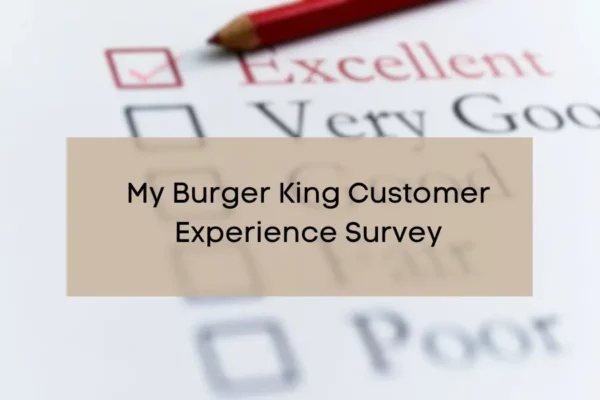 www.MyBKExperience.Com Survey